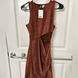 Sparkly H&M Cutout Dress Size Small
